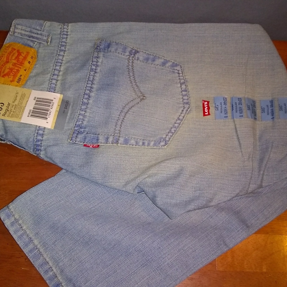 Levi's 505 Straight Leg Regular Fit 8H 28x23